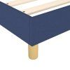 vidaXL Posteľný rám boxspring s matracom modrý 90x190 cm látka