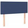 vidaXL Posteľný rám boxspring s matracom modrý 90x190 cm látka