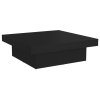 vidaXL Konferenčný stolík, čierny 90x90x28 cm, kompozitné drevo