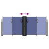 vidaXL Zaťahovacia bočná markíza, modrá 100x600 cm