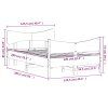 vidaXL Posteľ s matracom 120x200 cm borovicový masív