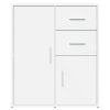 vidaXL Komody 2 ks biele 60x31x70 cm kompozitné drevo
