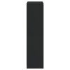 vidaXL Vysoká skrinka s dvierkami čierna 68x37x142 cm kompozitné drevo