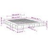 vidaXL Posteľný rám biely 200x200 cm kompozitné drevo