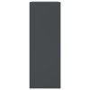 vidaXL Komoda antracitová 67x39x107 cm oceľová