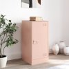 vidaXL Komoda ružová 34,5x39x73 cm oceľ