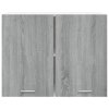 vidaXL Závesná skrinka sivý dub sonoma 80x31x60 cm spracované drevo