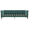 vidaXL Denná posteľ tmavozelená 80x200 cm zamat