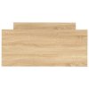 vidaXL Posteľný rám dub sonoma 90x200 cm borovicový masív