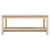 vidaXL Konferenčný stolík 110x55x45 cm borovicový masív