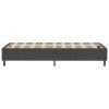 vidaXL Posteľ boxspring tmavošedá látková 90x200 cm