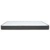 vidaXL Posteľ boxspring tmavošedá látková 90x200 cm