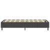 vidaXL Posteľ boxspring tmavošedá látková 100x200 cm