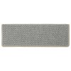 vidaXL Samolepiace nášľapy na schody vzhľad sisal 15 ks 65x21x4cm sivé