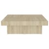 vidaXL Konferenčný stolík dub sonoma 90x90x28 cm drevotrieska