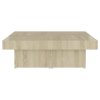 vidaXL Konferenčný stolík dub sonoma 90x90x28 cm drevotrieska