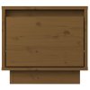 vidaXL Nočné stolíky 2 ks medovo-hnedé 35x34x32 cm borovicové drevo