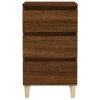 vidaXL Nočný stolík hnedý dub 40x35x70 cm spracované drevo