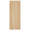 vidaXL Nástenné skrinky 2 ks dub sonoma kompozitné drevo