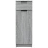 vidaXL Kúpeľňová skrinka sivý dub sonoma 32x34x90 cm spracované drevo