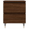 vidaXL Nočný stolík hnedý dub 40x35x50 cm kompozitné drevo
