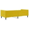 vidaXL Denná posteľ žltá 90x200 cm zamat
