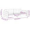 vidaXL Denná posteľ tmavozelená 80x200 cm zamat
