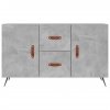 vidaXL Komoda, betónovo sivá 100x36x60 cm, kompozitné drevo