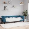 vidaXL Denná posteľ modrá 80x200 cm zamat
