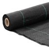 vidaXL Membrána proti burine čierna 2x100 m PP