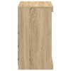 vidaXL Komoda s LED svetlami dub sonoma 60,5x37x67 cm