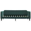 vidaXL Denná posteľ tmavozelená 80x200 cm zamat