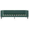 vidaXL Denná posteľ tmavozelená 80x200 cm zamat
