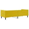 vidaXL Denná posteľ žltá 80x200 cm zamat