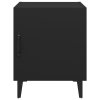vidaXL Nočné stolíky 2 ks čierne spracované drevo