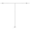 vidaXL Samostatne stojaca automatická markíza 350x250 cm krémová