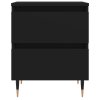 vidaXL Nočný stolík čierny 40x35x50 cm spracované drevo