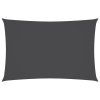 vidaXL Tieniaca plachta oxfordská látka obdĺžniková 5x7 m antracitová