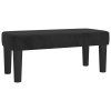 vidaXL Posteľný rám boxspring s matracom čierny 100x200 cm zamat