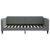 vidaXL Denná posteľ s matracom tmavosivá 90x200 cm látka