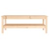vidaXL Konferenčný stolík 110x50x40 cm borovicový masív