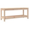 vidaXL Záhradná lavica 108x35x45 cm masívna borovica