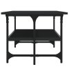 vidaXL Konferenčný stolík čierny 100x50x40 cm spracované drevo