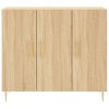 vidaXL Komoda dub sonoma 90x34x80 cm kompozitné drevo