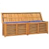 vidaXL Záhradný úložný box s vreckom 200x50x55 cm masívny teak