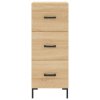 vidaXL Komoda dub sonoma 34,5x34x90 cm spracované drevo