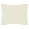 vidaXL Tieniaca plachta oxfordská látka obdĺžniková 6x7 m krémová
