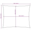 vidaXL Tieniaca plachta, oxford, obdĺžniková 5x6 m, krémová