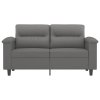 vidaXL 2-miestna pohovka tmavosivá 120 cm mikrovlákno