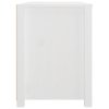 VidaXL Bočná skrinka biela 100x40x54 cm masívna borovica